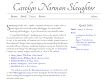 Tablet Screenshot of carolynnslaughter.com